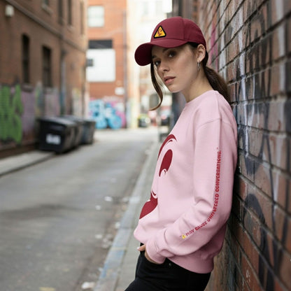 “Warning: May Cause Unfiltered Conversations." - Crew Neck Sweatshirt